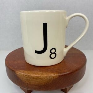 Wild & Wolf Scrabble Letter Tile J8 Coffee Tea Mug